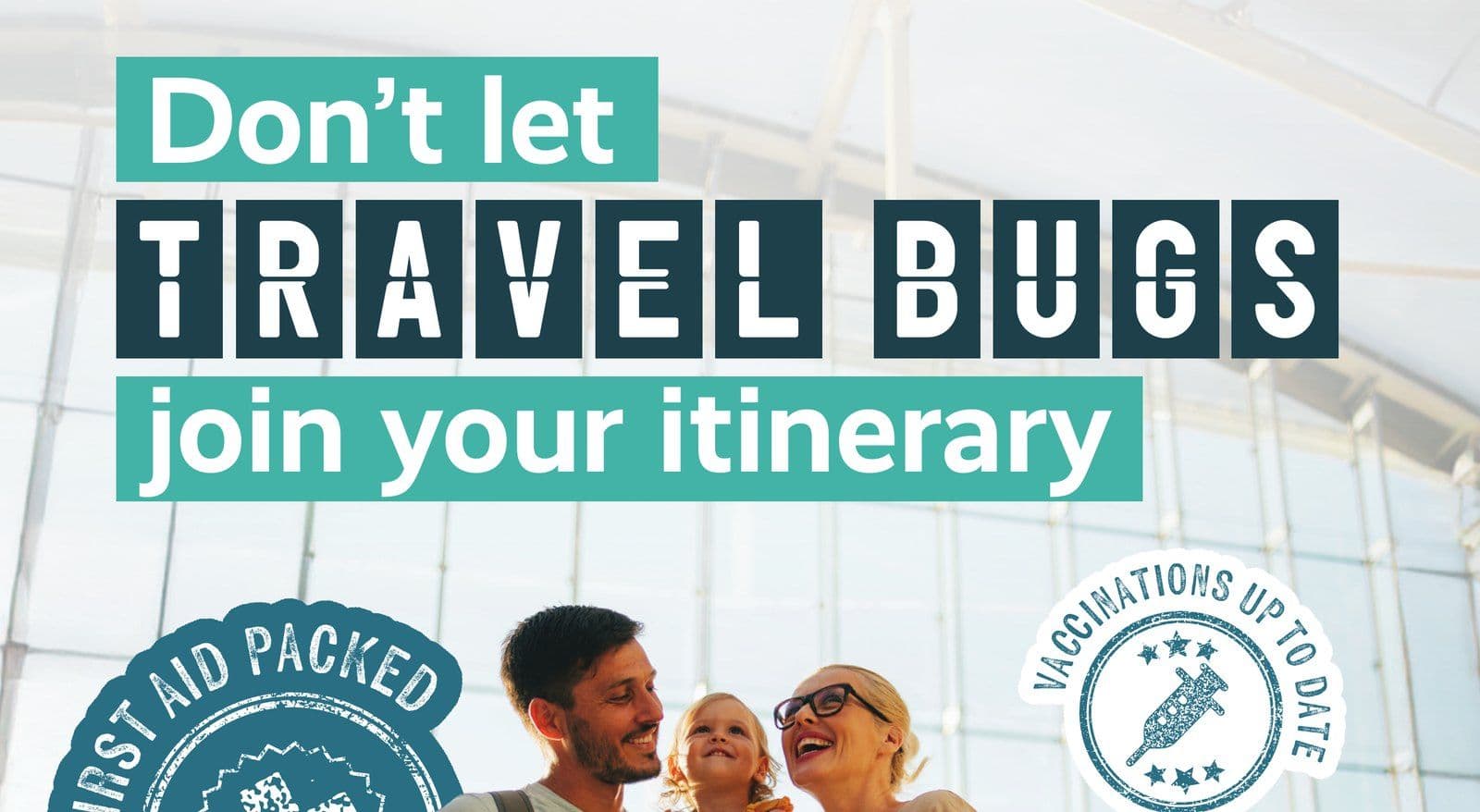 Don't let travel bugs join your itinerary